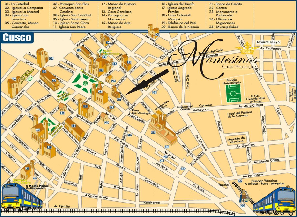 Casa Montesinos Boutique Bed and Breakfast Cuzco Zewnętrze zdjęcie